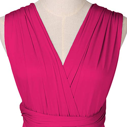 Womens Sexy Convertible Multi Way Wrap Transformer Solid Cocktail Off Shoulder Wedding Bridesmaid Evening Long Maxi Dress Floor Length Bandage Pageant Prom Ball Gowns