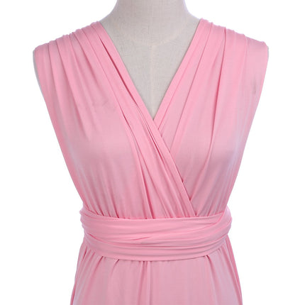 Womens Sexy Convertible Multi Way Wrap Transformer Solid Cocktail Off Shoulder Wedding Bridesmaid Evening Long Maxi Dress Floor Length Bandage Pageant Prom Ball Gowns