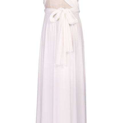 Womens Sexy Convertible Multi Way Wrap Transformer Solid Cocktail Off Shoulder Wedding Bridesmaid Evening Long Maxi Dress Floor Length Bandage Pageant Prom Ball Gowns