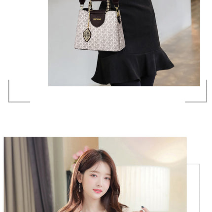 Women's Vintage Fashion Print Handbag