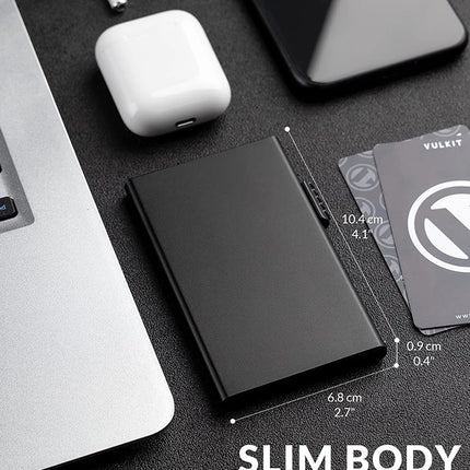 2022 New Card Wallet for Men Credit Card Holder RFID Blocking Pop Up Card Holder Women Minimalist Aluminum Smart Wallet