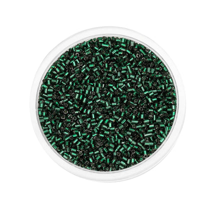 1000/1800Pcs 2mm Hexagon Czech Glass Cylindrical Loose Small Seed Needle Beads for DIY Bracelet Necklace Jewelry Making Supplies