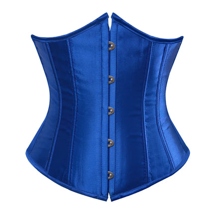 Underbust Corset Sexy Waist Slimming Corset Bustiers Body Shaper for Women Steampunk Lace-up Corset Belt Waist Trainer