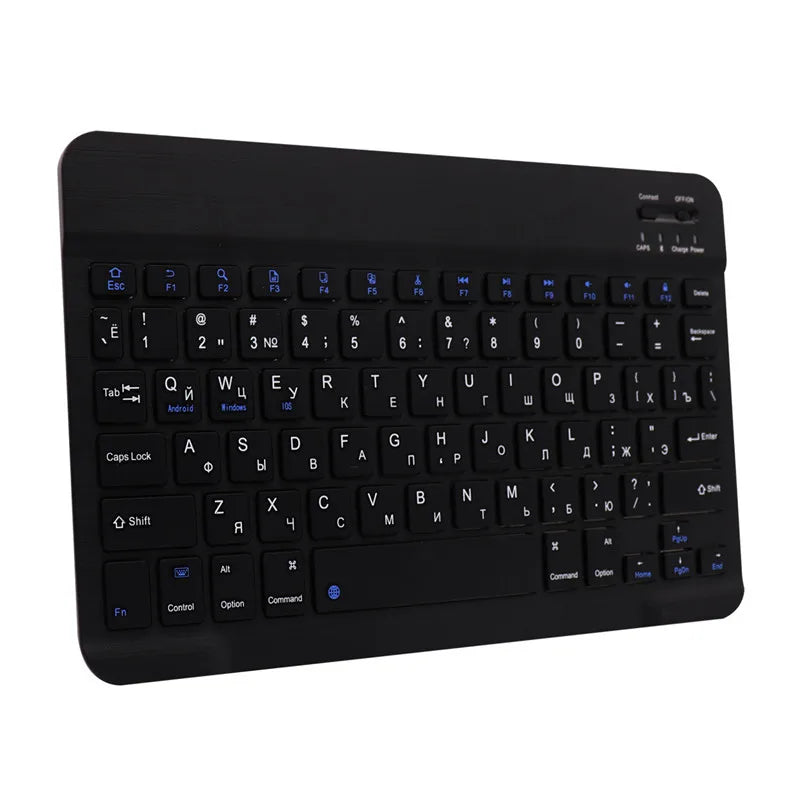 10 Inch Bluetooth Keyboard French Spanish Russian Arabic AZERTY Thai Keyboard Wireless Universal For IPad Tablet Pro 9.7 Android