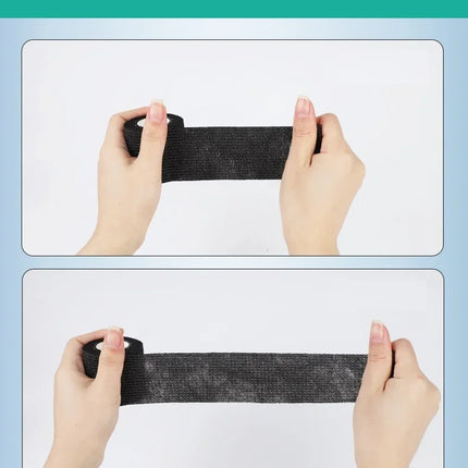 10 Rolls Athletic Wrap Tape Self Adhesive Elastic Bandage Elastoplast Sports Protector Knee Finger Shoulder Tattoo Accessories