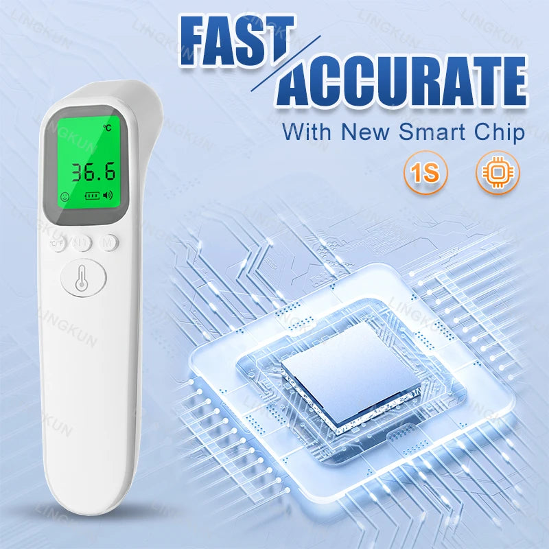 Infrared Fever Thermometer Medical Household Digital LCD Infant Adult Non-contact Laser Body Temperature Ear Thermometer