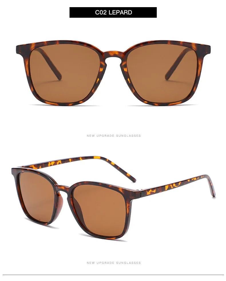 Fashion Vintage Square Sunglasses for Women Brand Designer Luxury Mirror Sun Glasses Retro Female Shades Zonnebril Dames UV400
