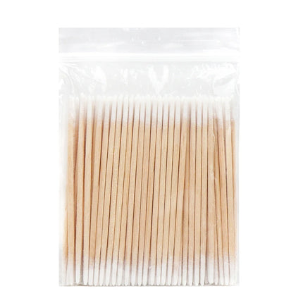 100/300pcs Double Head Cotton Swab Women Makeup Cotton Buds Tip For Medical Wood Sticks Nose Ears Cleaning Health Care Tools