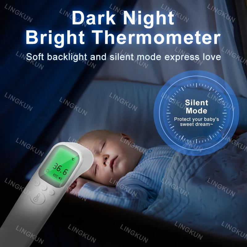 Infrared Fever Thermometer Medical Household Digital LCD Infant Adult Non-contact Laser Body Temperature Ear Thermometer
