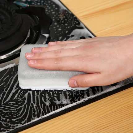 10pcs Double-sided Cleaning Sponges Pan Pot Dish-Washing Sponges Household Scouring Pad Kit Tools Kitchen Tableware Brush