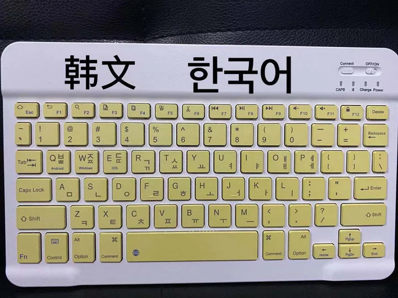 10 Inch Bluetooth Keyboard French Spanish Russian Arabic AZERTY Thai Keyboard Wireless Universal For IPad Tablet Pro 9.7 Android
