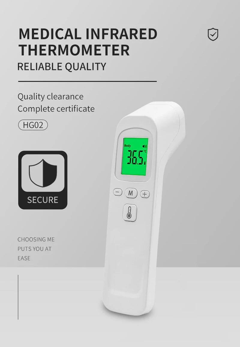 Infrared Fever Thermometer Medical Household Digital LCD Infant Adult Non-contact Laser Body Temperature Ear Thermometer