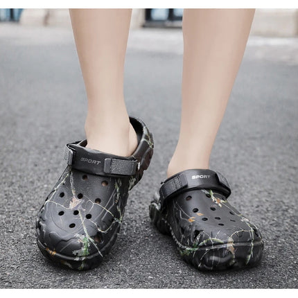 2024 Summer Men's Sandals New Home Garden Shoes Comfortable and Lightweight Men Slippers Non-Slip Soft Bottom Flip Flop Sandals