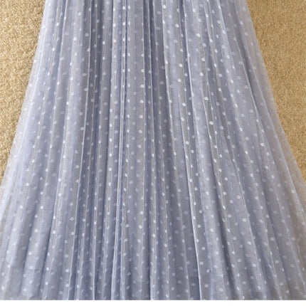 Tutu Tulle Long Maxi Skirt Women Fashion 2023 Korean Cute Pink High Waist Pleated Skirt Mesh Female Lady Aesthetic Faldas