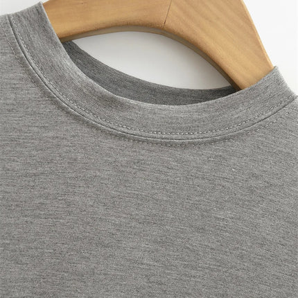 2024 New High Quality Casual T shirt Sexy Slim Short Sleeves Fashion Trend Solid Women Clothing y2k Tops