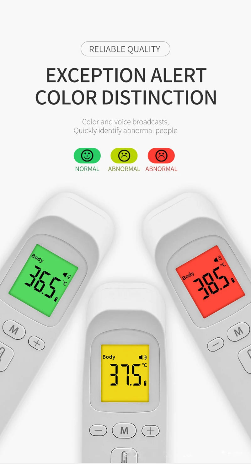 Infrared Fever Thermometer Medical Household Digital LCD Infant Adult Non-contact Laser Body Temperature Ear Thermometer