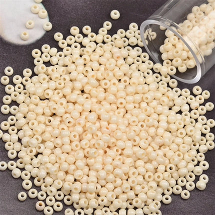 12Grams/Tube 2mm Metallic Seed Beads Japanese Round Glass Seedbeads For DIY Needlework Dress Adornment Sewing 1200pcs