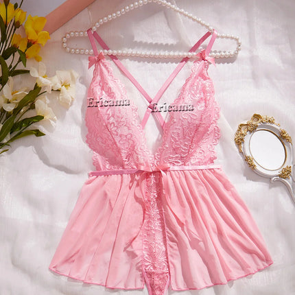 Sexy Lingerie Woman Lace Transparent Underwear Brief Sets Delicate Bra Kit Push Up Breves Sets Thin Sexy Erotic Bras Bodysuit