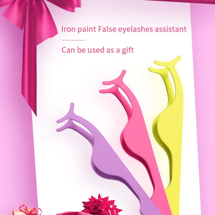 1 Pc False Eyelashes Tweezer Fake Eye Lash Applicator Makeup Tools Auxiliary Curler Mink Eyelashes Professional Tweezer Tools