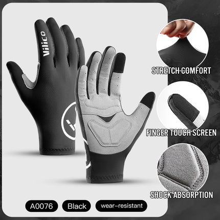 Touch Screen Long Full Fingers Half Fingers Gel Sports Cycling Gloves MTB Road Bike Riding Racing Women Men Bicycle Gloves