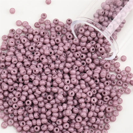 12Grams/Tube 2mm Metallic Seed Beads Japanese Round Glass Seedbeads For DIY Needlework Dress Adornment Sewing 1200pcs