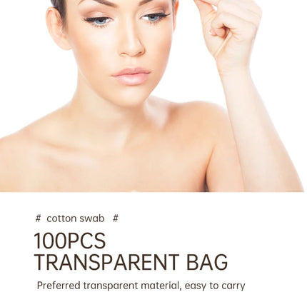 100/300 Pcs Disposable Ultra-small Cotton Swab Brush Lint Free Micro Wood Makeup Brushes Eyelash Extension Glue Removing Tools