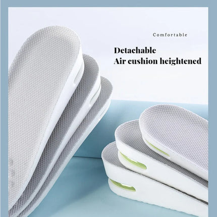 1Pair Height Increase Insole for Feet Comfort Plantar Fasciitis Shoes Insoles Men Women Sports Air Shock Absorbing Shoe Pads