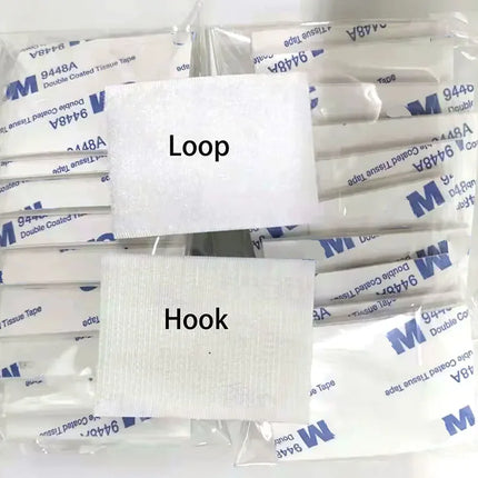 10Pcs Strong Self-Adhesive Hook and Loop Fastener Tape Rectangle Nylon Sticker Adhesive Tape With Strong Glue For DIY Craft
