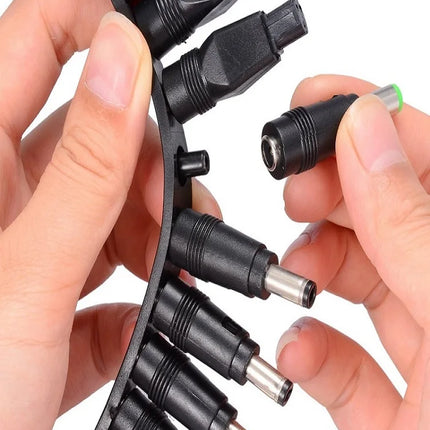 34pcs Universal Laptop Notebook Input DC Plug Set Jack Tips for and Most Laptops