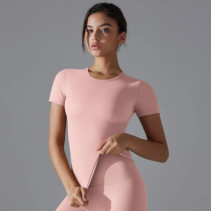 Yoga Vest Training Fitness Top Windproof Running Suit Solid Colour Cycling Fitness Quick Dry Women's Sweatshirt