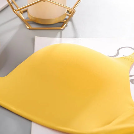Women Seamless Bra Sexy No Wire Push Up Underwear Girls Students Breathable Thin 10 Colors Bras Female's Bra Breathable Gathered
