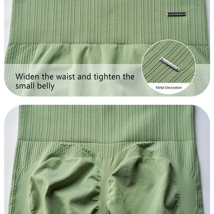 Yoga Clothing Set Women's High Waisted Leggings and Top Two Piece Seamless Fitness Exercise Clothing Fitness Workout Underwear