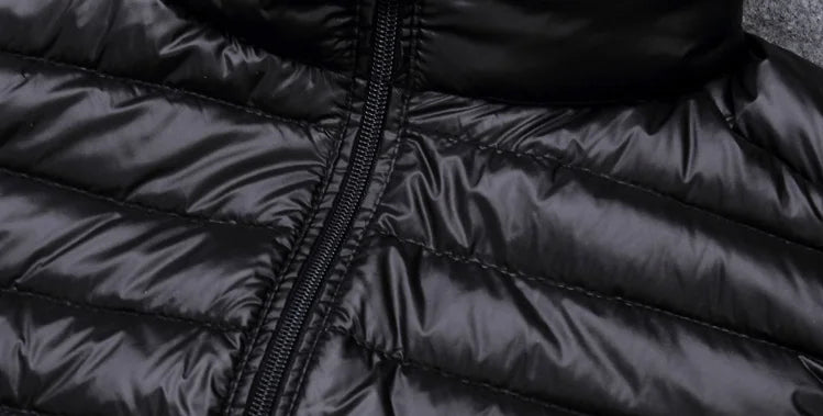 Coat Ultralight Sleeveless Puffer Vest Jacket Ultra Thin Warm Lightweight Down Jacket Waistcoat Winter Men Duck Down Vest Coats