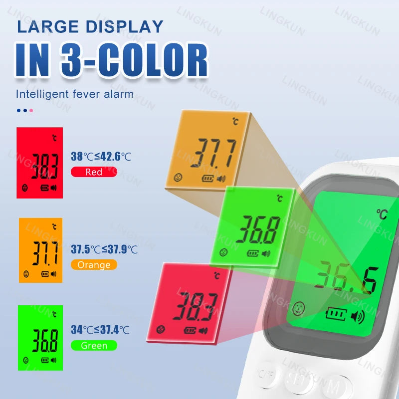Infrared Fever Thermometer Medical Household Digital LCD Infant Adult Non-contact Laser Body Temperature Ear Thermometer