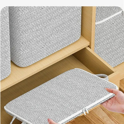 1pc Household Large Capacity Storage Bag Non-woven Material, Closet Wardrobe Organizer Can Be Used For Quilt Clothing, Toys
