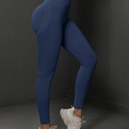 Women Yoga Leggings Hips Lifting Gym Leggings Seamless Sport Pants High Waist Fitness Leggings Bubble Butt Workout Running Pants