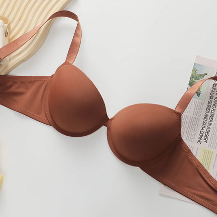 The Best-selling Sexy Gathering Promotion Style Glossy Letter Shoulder Strap Two-piece Women's Underwear Set B2050