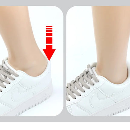 1Pair Elastic Tieless Shoelaces Shoe Laces No Tie Shoelace for Kids and Adult Sneakers Quick Lazy Metal Lock Laces Shoe Strings