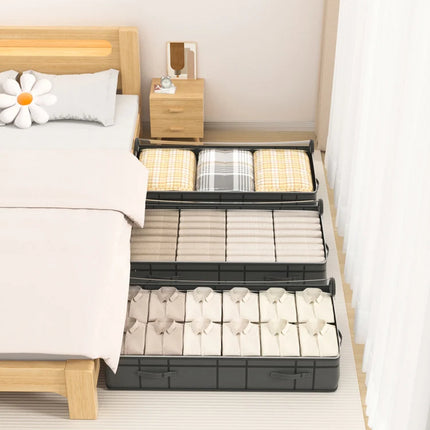 1PC large clothes storage bag under bed Foldable quilt clothes storage bag doggy bag Bedroom dormitory organizer bag