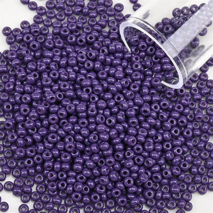 12Grams/Tube 2mm Metallic Seed Beads Japanese Round Glass Seedbeads For DIY Needlework Dress Adornment Sewing 1200pcs