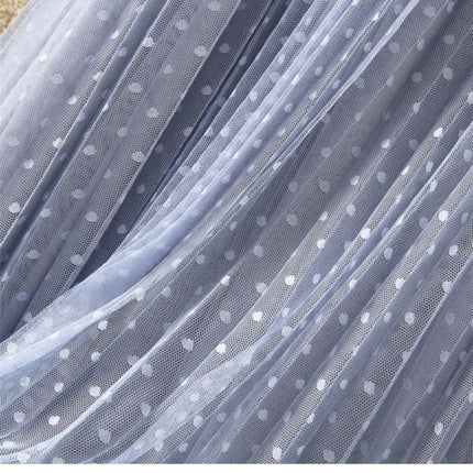 Tutu Tulle Long Maxi Skirt Women Fashion 2023 Korean Cute Pink High Waist Pleated Skirt Mesh Female Lady Aesthetic Faldas