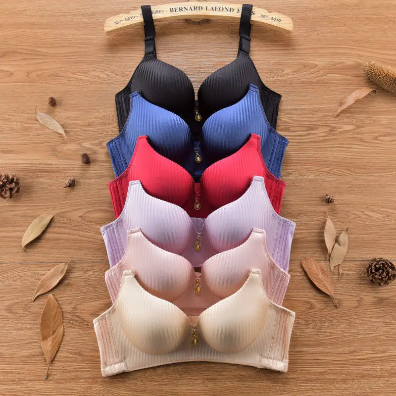 2024 New Girl's 8cm thickened Bra Steamed Bread Cup Adjustable Underwear No Mark No Steel Ring Breast Lingerie push up Bras