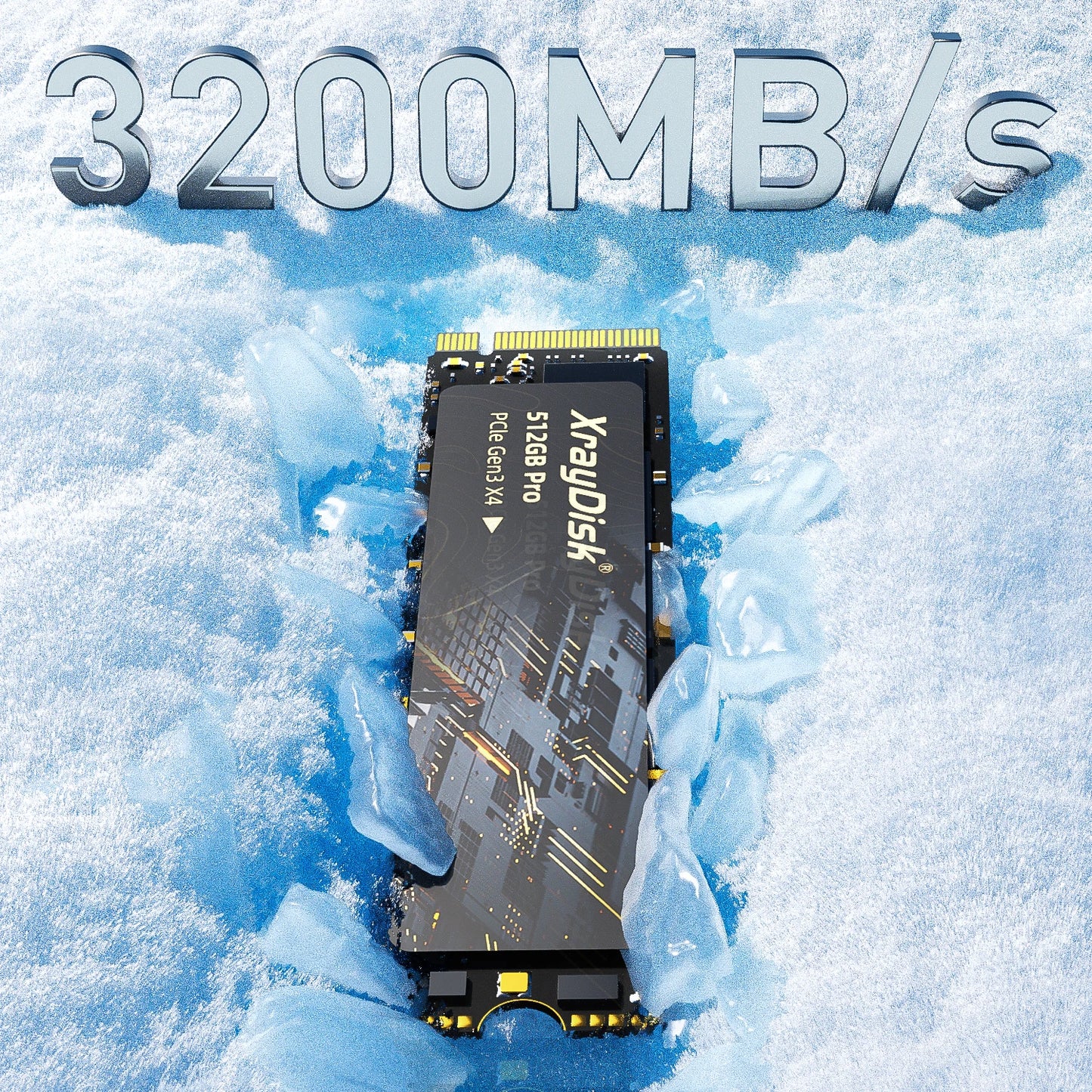 XrayDisk M.2 SSD PCIe NVME 128GB 256GB 512GB 1TB Gen3*4 & 4*4 Solid State Drive 2280 Internal Hard Disk HDD for Laptop Desktop