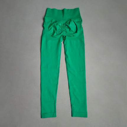 Women Yoga Leggings Hips Lifting Gym Leggings Seamless Sport Pants High Waist Fitness Leggings Bubble Butt Workout Running Pants