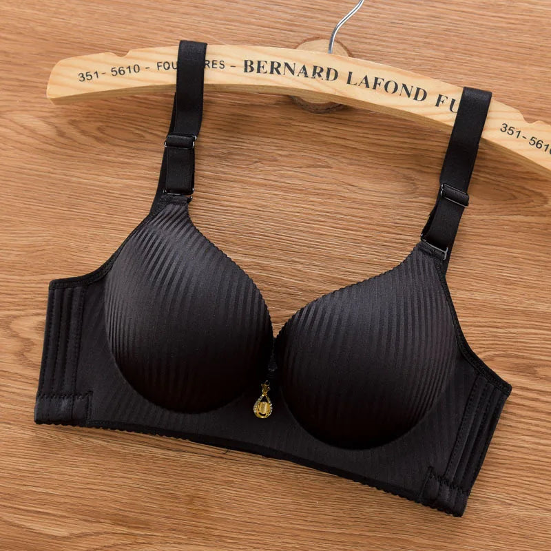2024 New Girl's 8cm thickened Bra Steamed Bread Cup Adjustable Underwear No Mark No Steel Ring Breast Lingerie push up Bras
