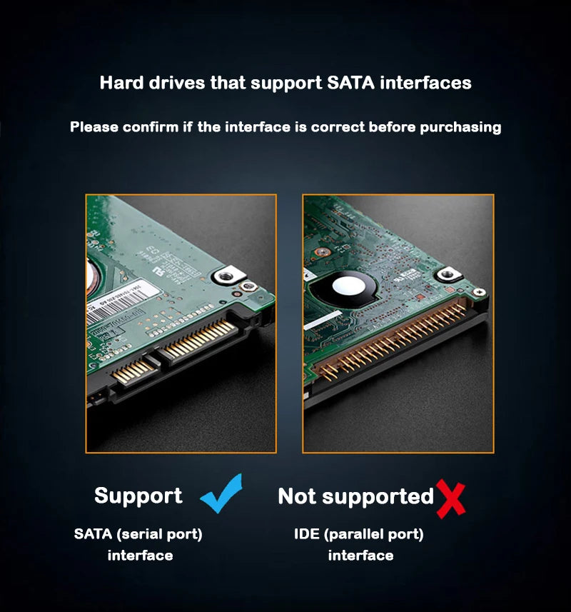 UTHAI 2.5-inch SSD Solid State Mechanical Serial Port SATA Toolless Micro Interface USB 3.1 External Mobile Hard Disk Case