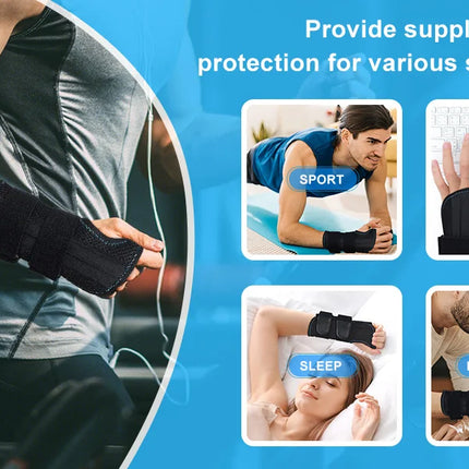 1Pcs Adjustable Wristband Wrist Support Wrist Brace Sport Left Right Hand Wrist Support for Fitness, Weightlifting & Pain Relief