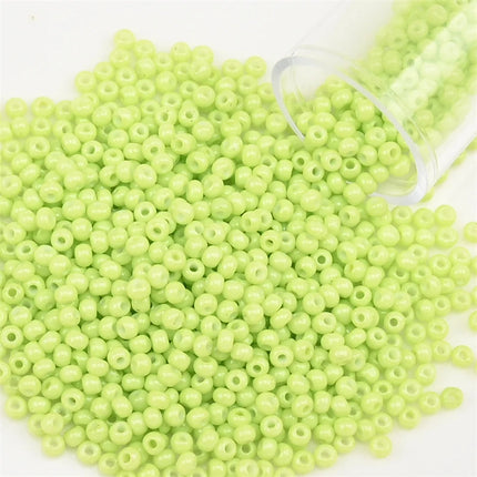 12Grams/Tube 2mm Metallic Seed Beads Japanese Round Glass Seedbeads For DIY Needlework Dress Adornment Sewing 1200pcs