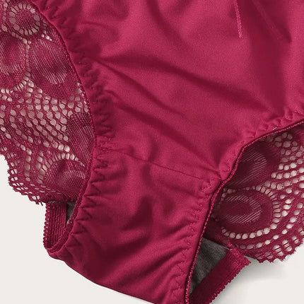 Transparent Floral Two Pieces Clothing Underwire Push Up Lingeries For Woman A2123