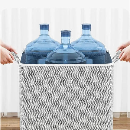 1pc Household Large Capacity Storage Bag Non-woven Material, Closet Wardrobe Organizer Can Be Used For Quilt Clothing, Toys